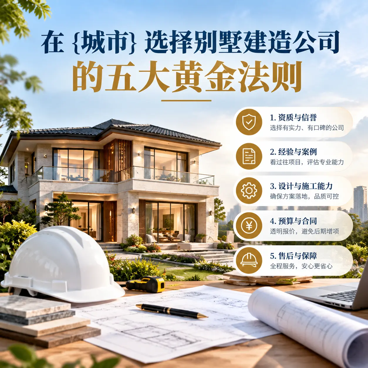 在 长顺 选择别墅建造公司的五大黄金法则