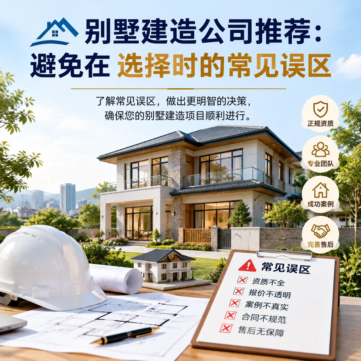 别墅建造公司推荐：避免在 长顺 选择时的常见误区