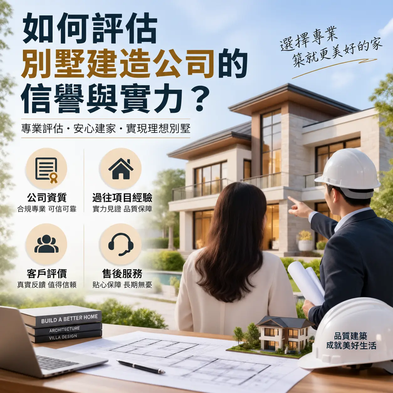 如何评估 长顺 别墅建造公司的信誉与实力？