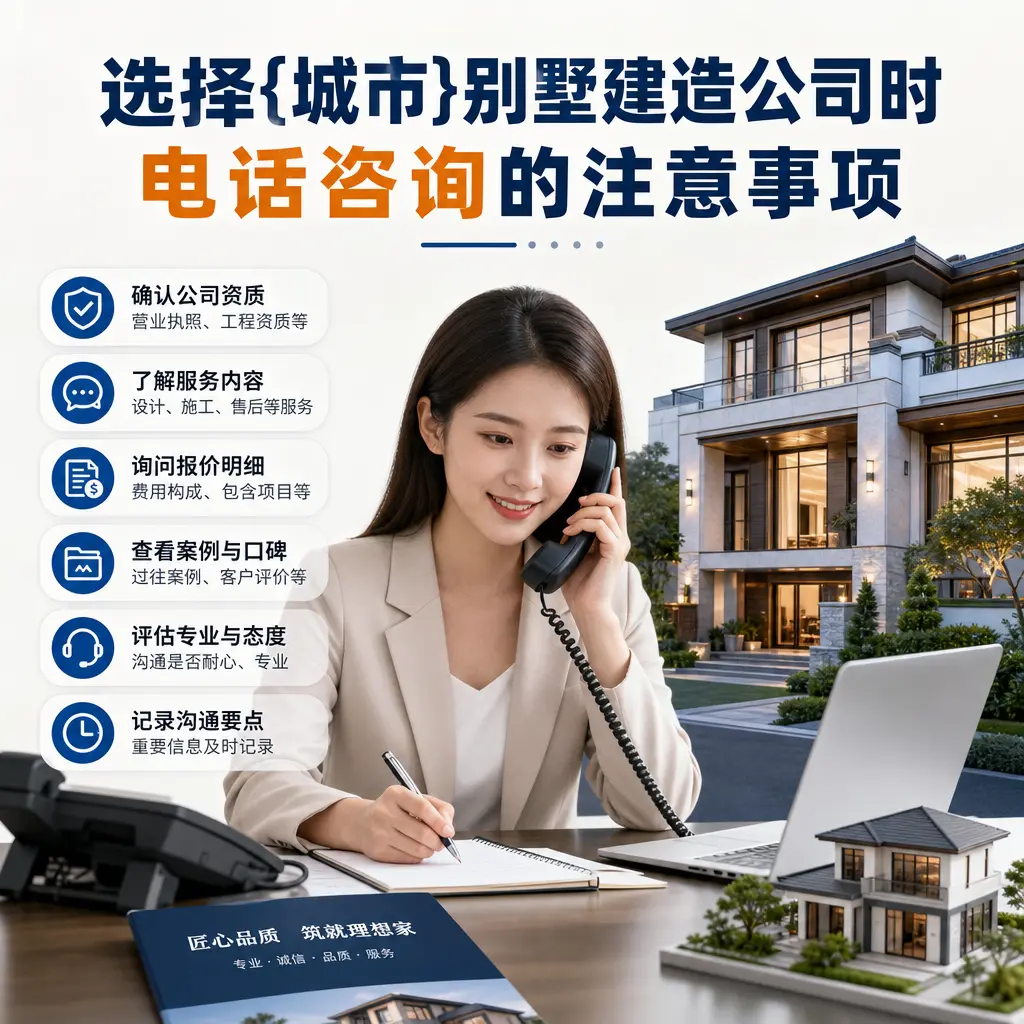 选择长顺别墅建造公司时，电话咨询的注意事项