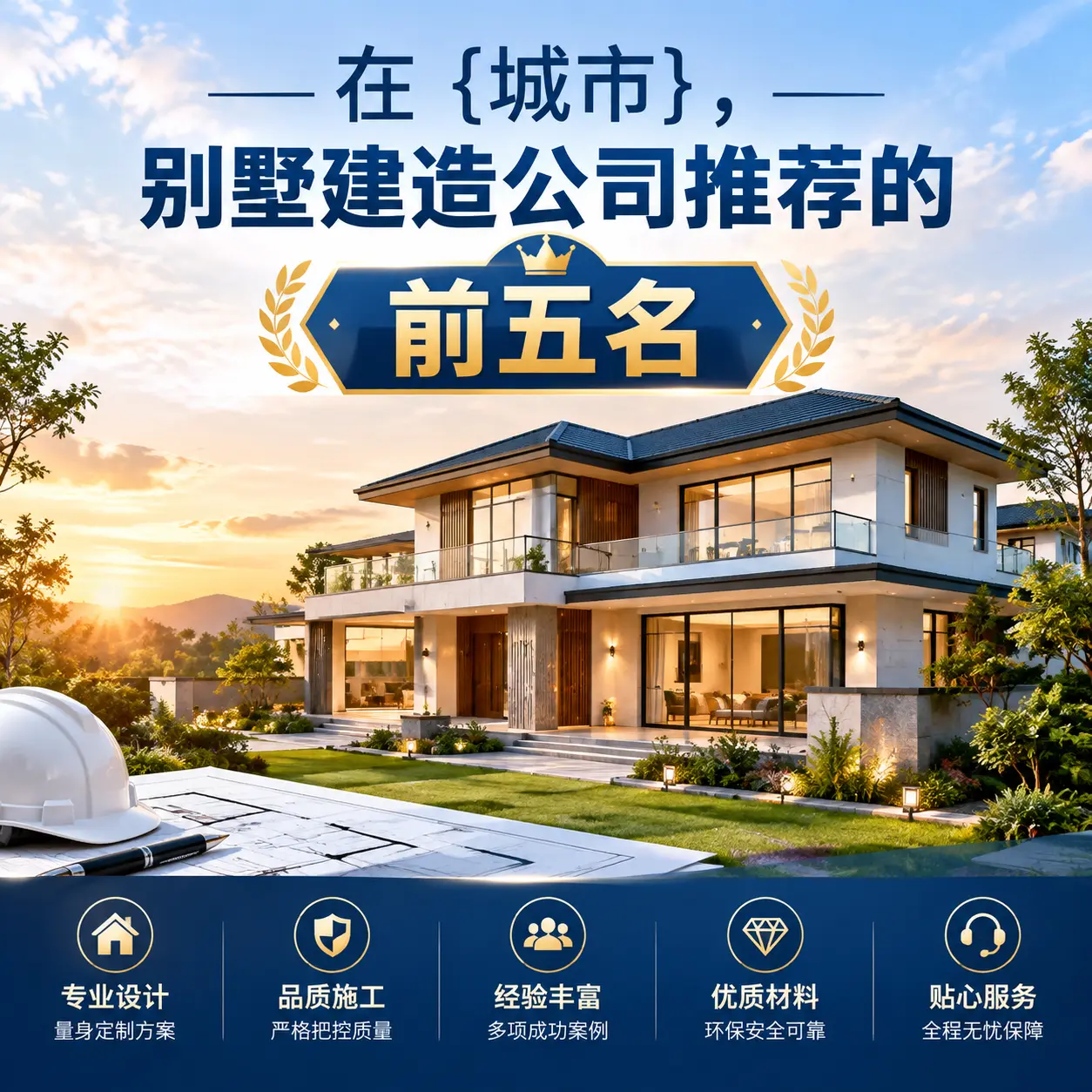 在 长顺，别墅建造公司推荐的前五名