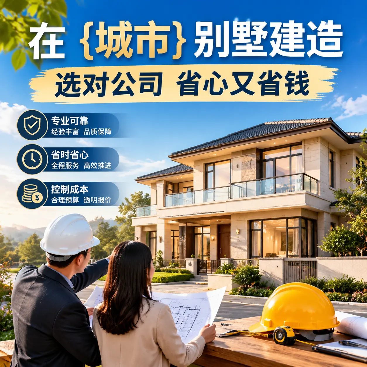 在 长顺 别墅建造，选对公司省心又省钱