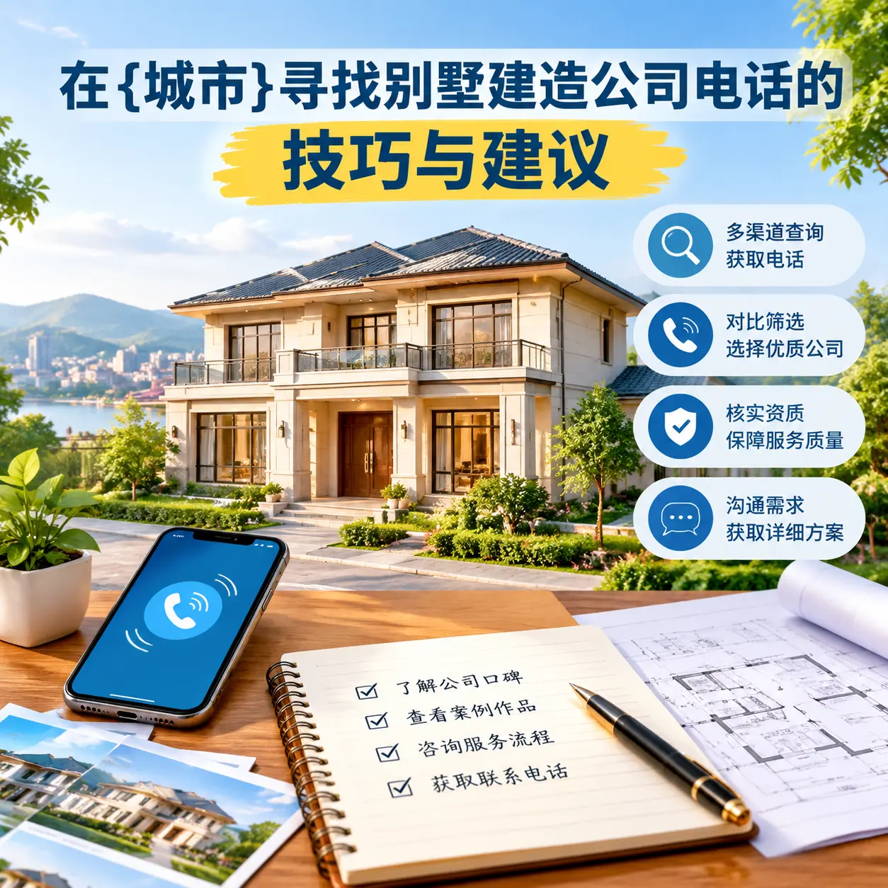在长顺寻找别墅建造公司电话的技巧与建议