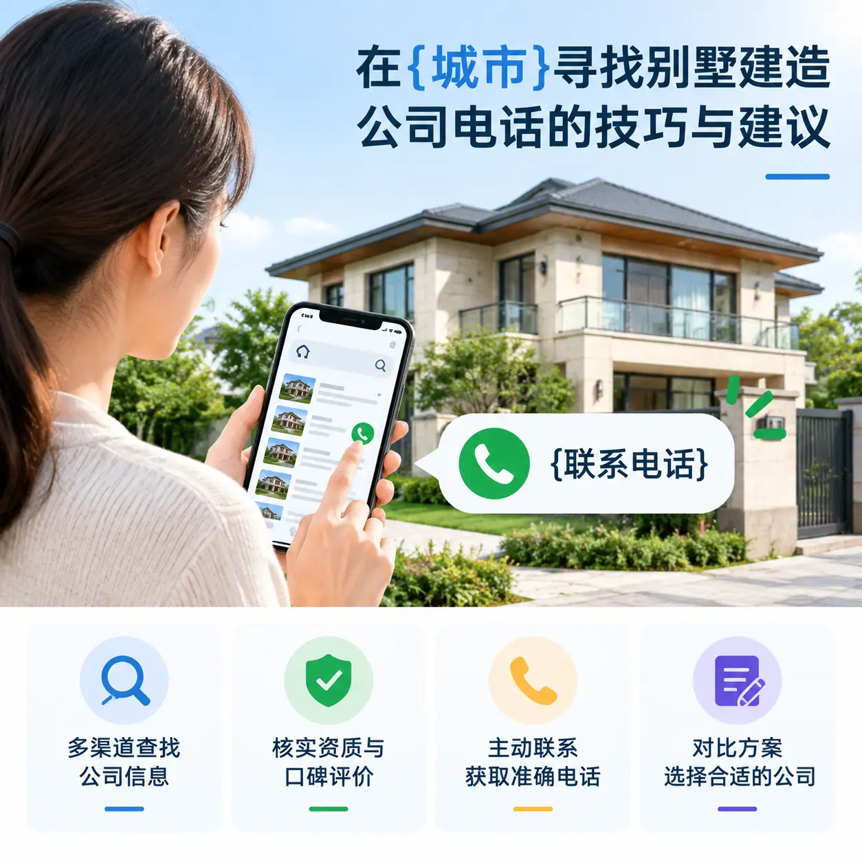 在长顺寻找别墅建造公司电话的技巧与建议