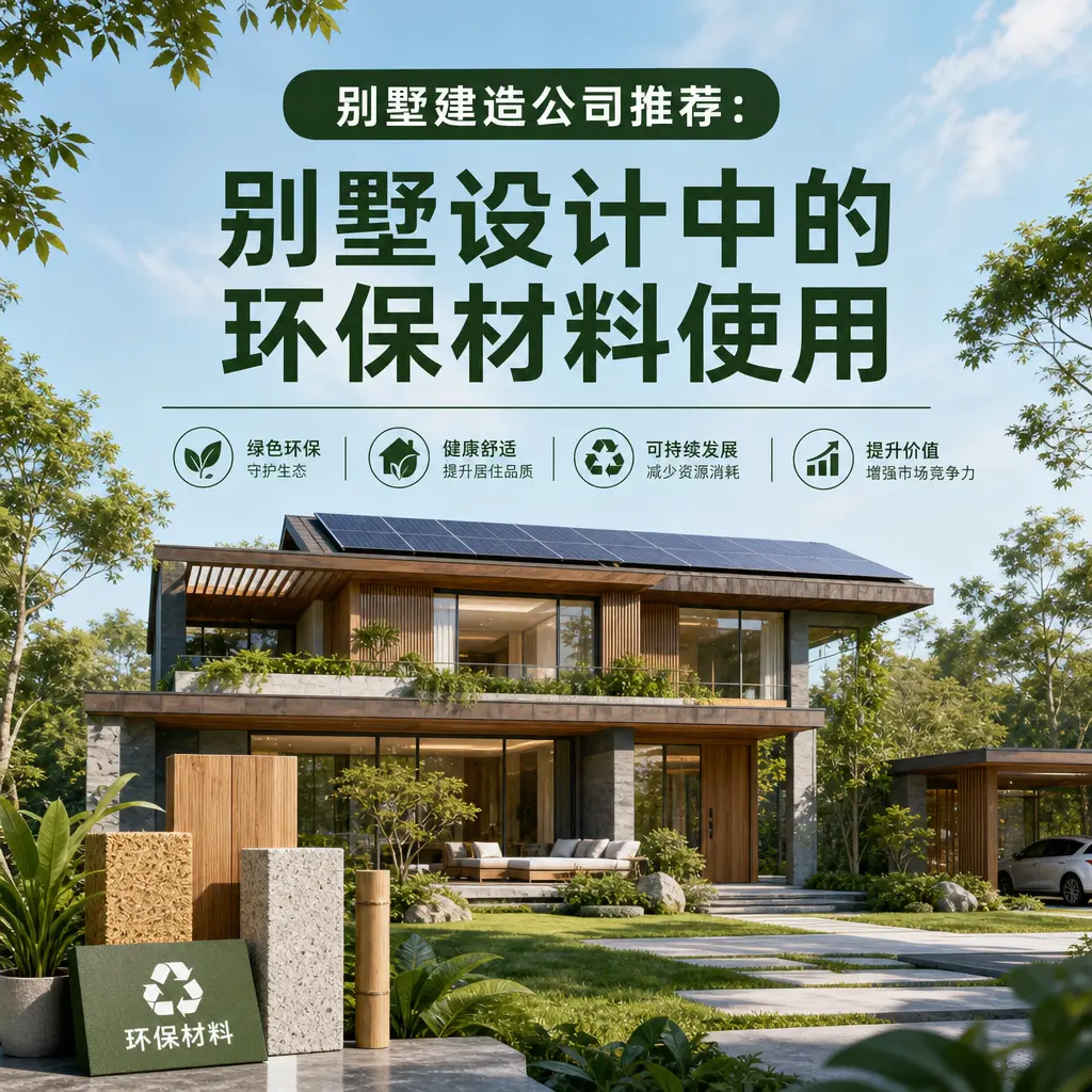 别墅建造公司推荐： 长顺 别墅设计中的环保材料使用